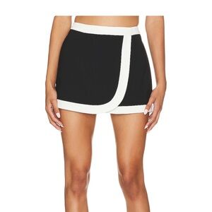 Amanda Uprichard Black and White Skort